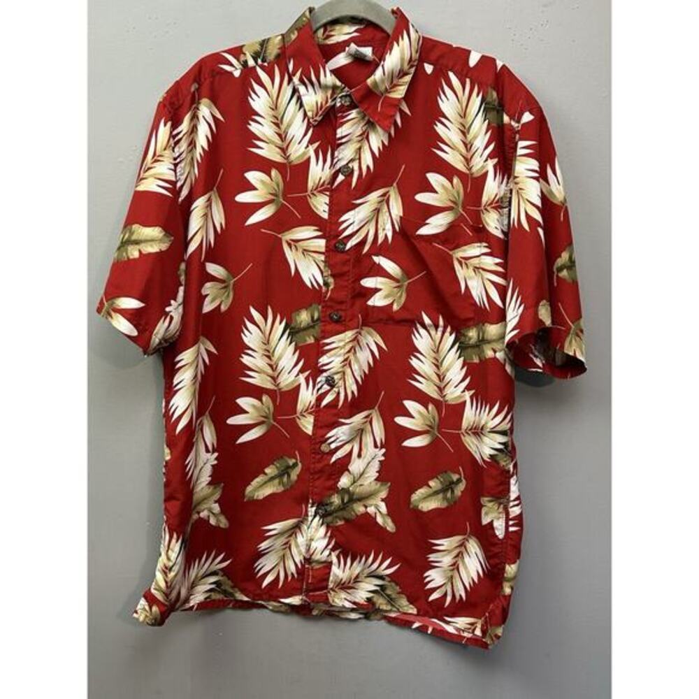 Premier International Hawaiian Shirt Mens Medium Magnum‎ PI Floral Tropical